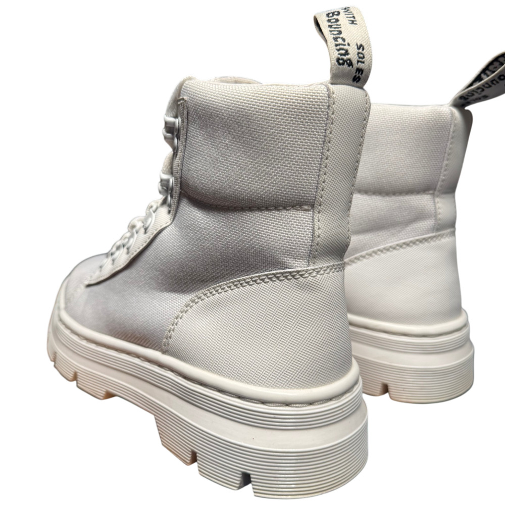 Doc's Dr Martens Combs Women's 7 White Combat Boots Platform - Picture 5 of 11
